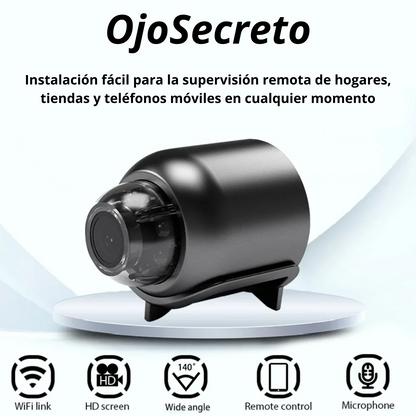 Mini Cámara de seguridad con resolución de 1080p